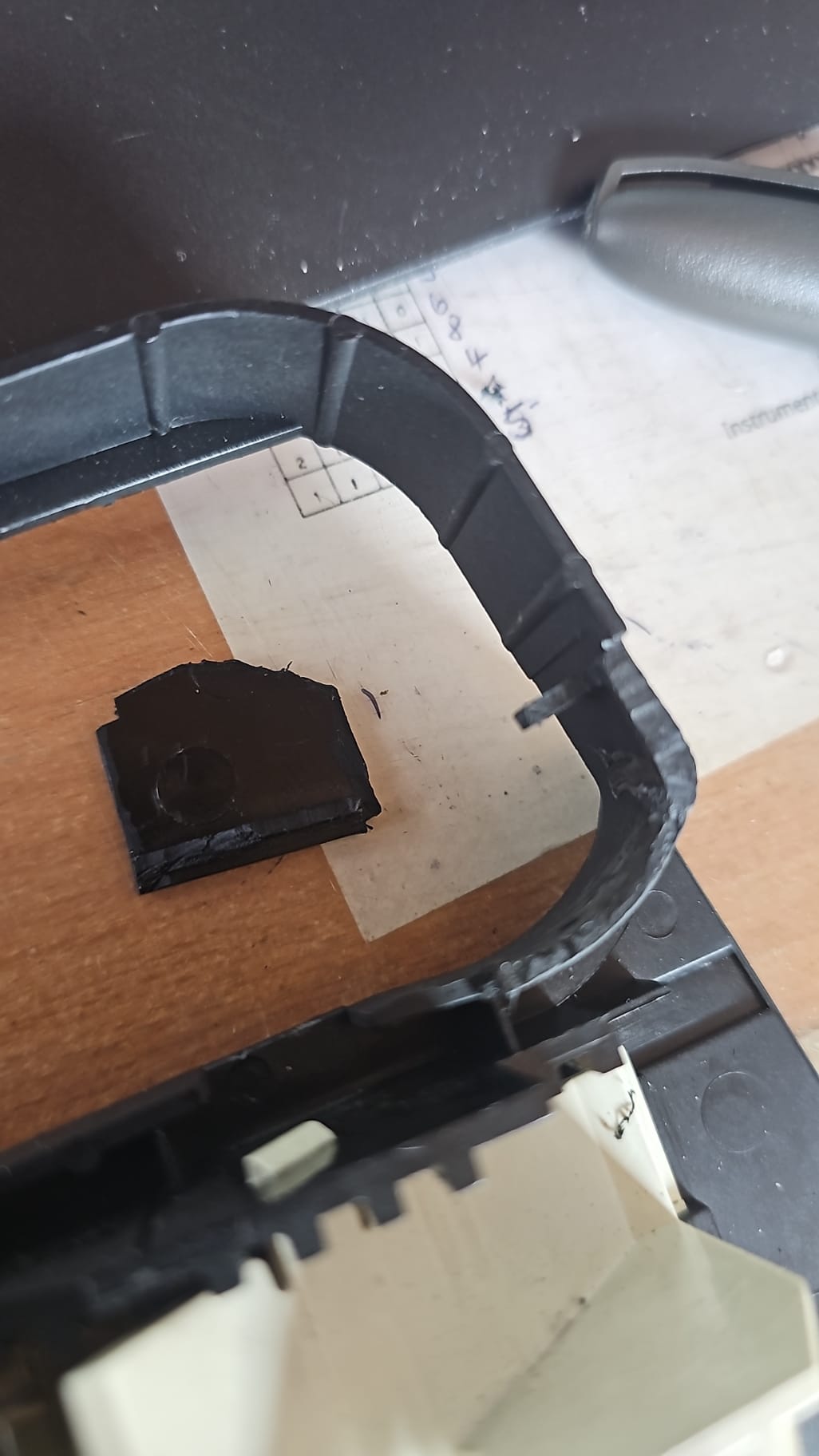 Reparatur Wählhebelblende E31