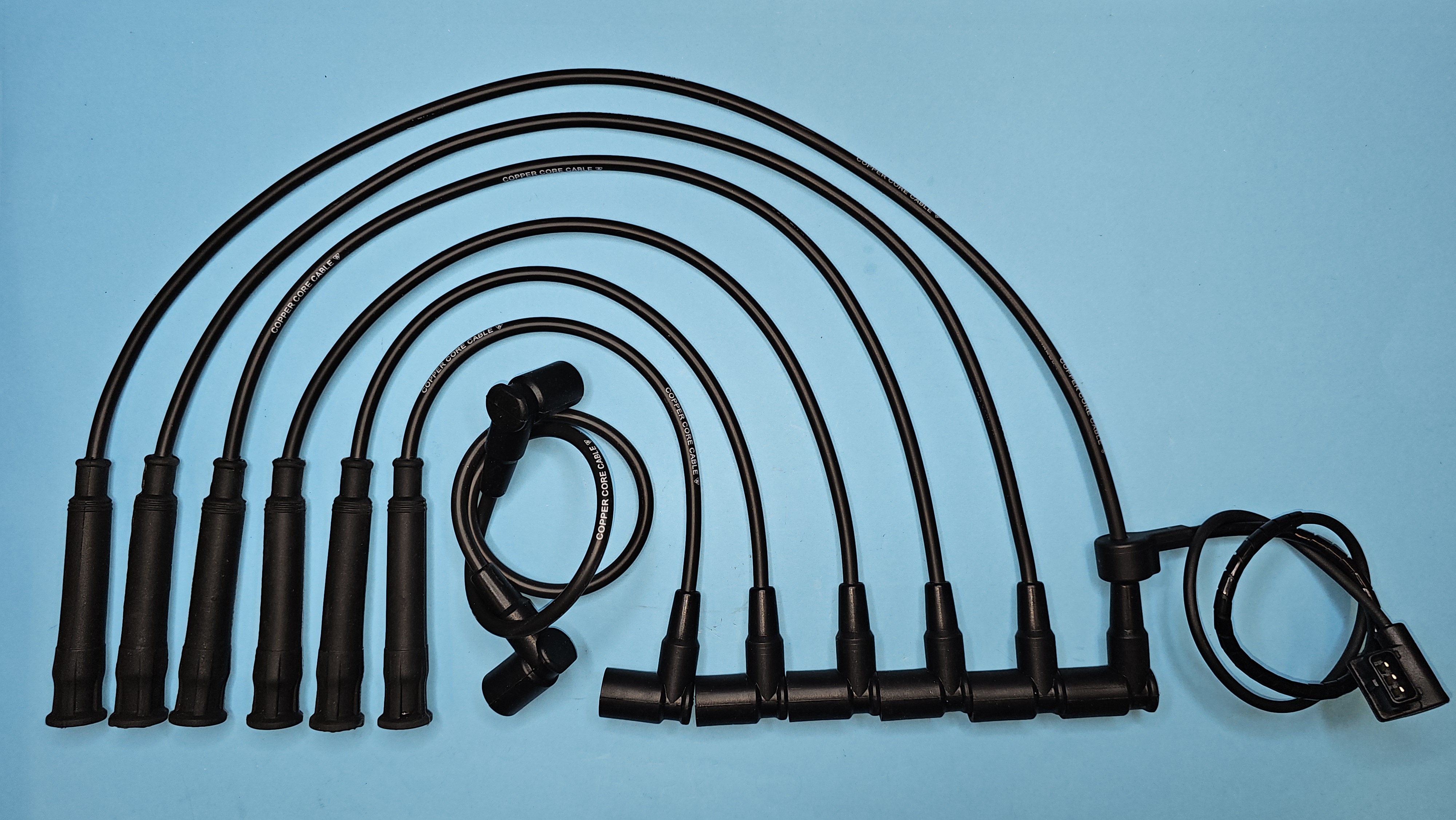 Satz Zündkabel M70 / S70  (Zyl 1-6) Zündspulenkabel incl. neuem Donut